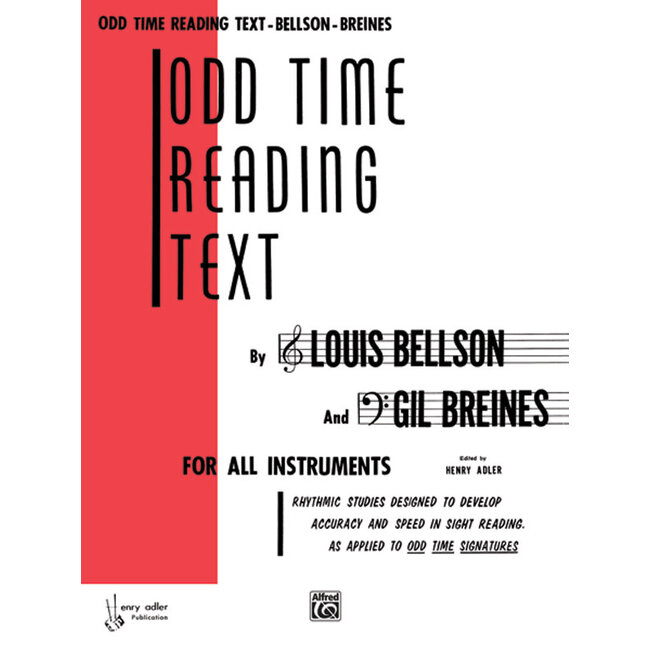 Odd Time Reading Text - by Louis Bellson and Gil Breines - 00-HAB00109