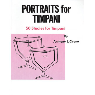 Alfred Publishing Co. Portraits for Timpani - by Anthony J. Cirone - 00-HAB00114