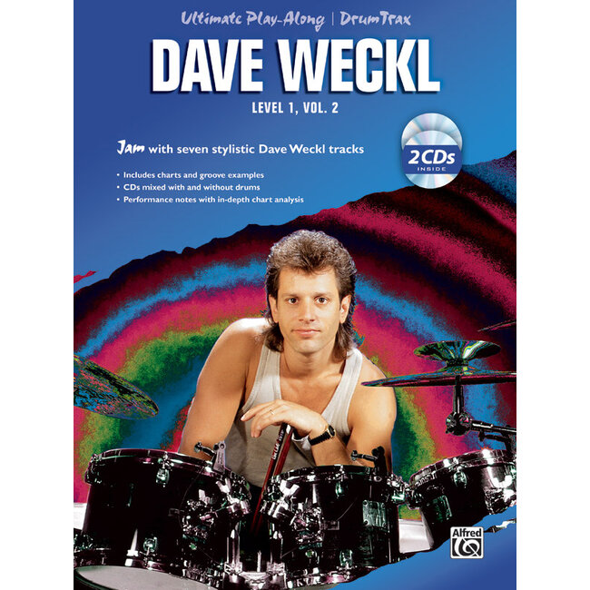 Ultimate Play-Along Drum Trax: Dave Weckl, Level 1, Volume 2 - by Dave Weckl - 00-MMBK0063CD
