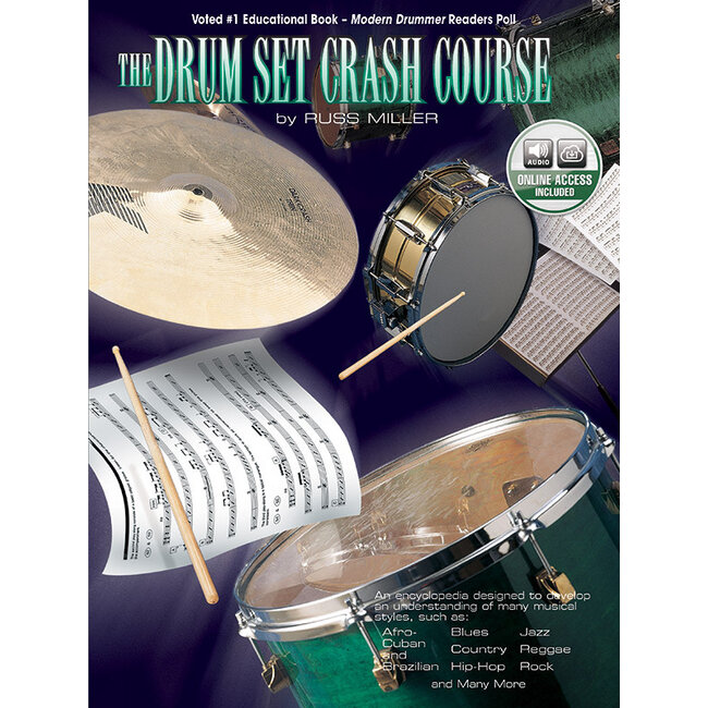 The Drum Set Crash Course - by Russ Miller - 00-PERC9611CD