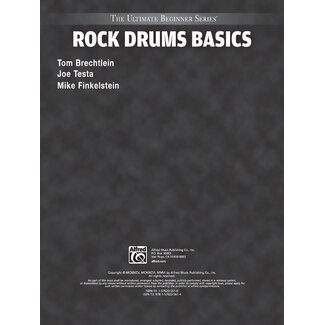 Alfred Publishing Co. Ultimate Beginner Series: Rock Drums Basics - by Tom Brechtlein, Mike Finkelstein, and Joe Testa - 00-UBSBK002CD