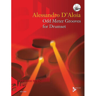 Alfred Publishing Co. Odd Meter Grooves for Drumset - by Alessandro D'Aloia - 01-ADV13031