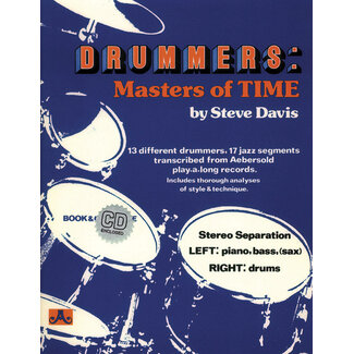 Alfred Publishing Co. Drummers: Masters of Time - by Steve Davis - 24-DM