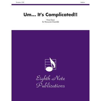 Alfred Publishing Co. Um . . . It's Complicated!! - by Vince Gassi - 81-PE2913