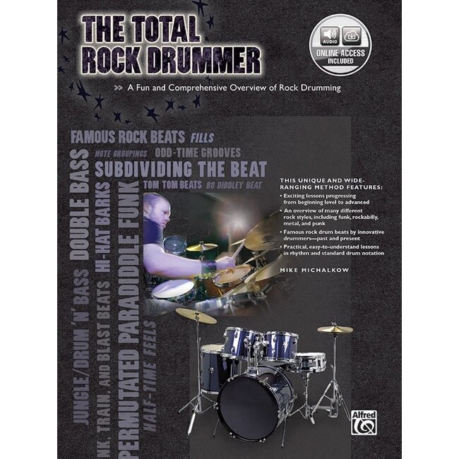 The Total Rock Drummer - by Mike Michalkow - 00-30235