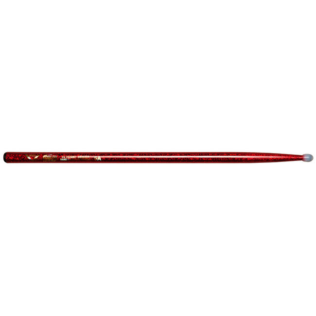 Vater - VCR5AN - 5A Red Sparkle Color Wrap Drumsticks (Nylon Tip)