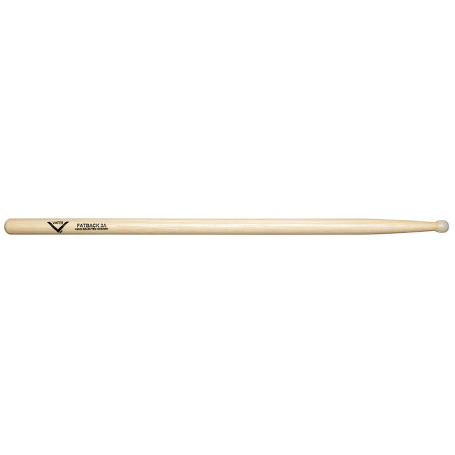 Vater - VH3AN - Fatback 3A w/ Nylon Tip Hickory Drumsticks