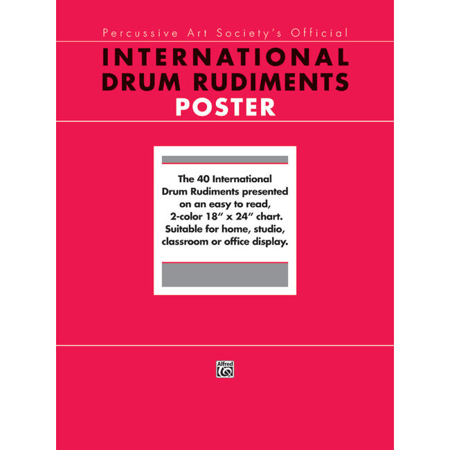 International Drum Rudiments - by Rob Carson and Jay Wanamaker - 00-2994
