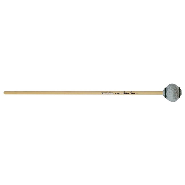 Innovative Percussion - IP5003 - Medium Marimba Mallets - Light Gray Yarn - Cedar