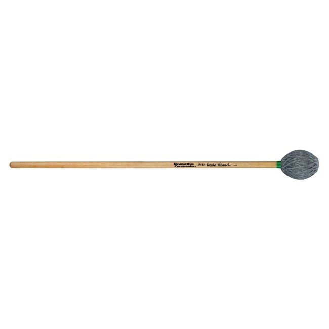 Innovative Percussion - IP512 - Medium Soft Marimba Mallets - Heather Gray Yarn - Birch