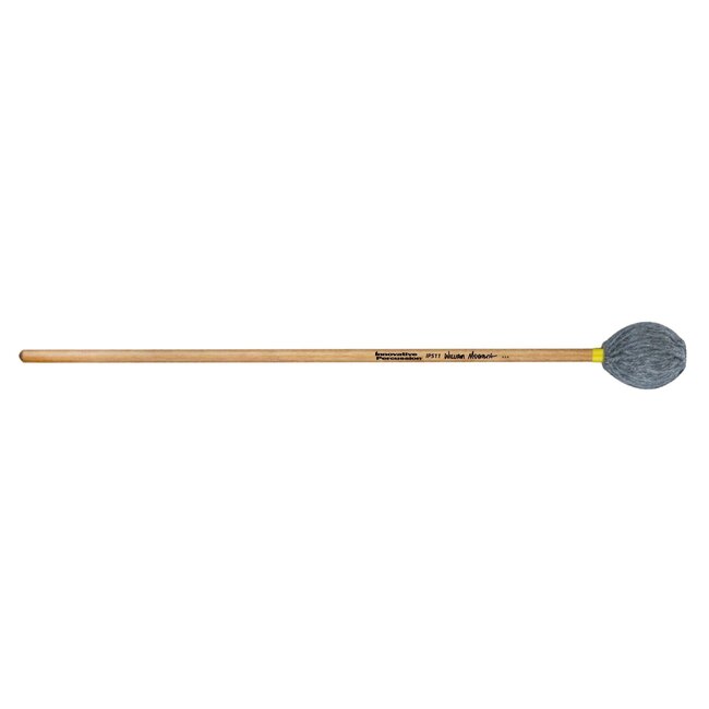 Innovative Percussion - IP511 - Soft Marimba Mallets - Heather Gray Yarn - Birch