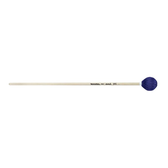 Innovative Percussion - IP821 - Medium - Clear Articulation Rhapsody Marimba Mallets - Purple Yarn - Birch