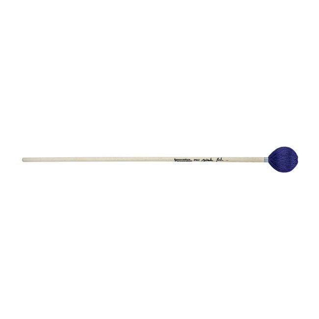 Innovative Percussion - IP822 - Medium Hard - Strong Articulation Rhapsody Marimba Mallets - Purple Yarn - Birch
