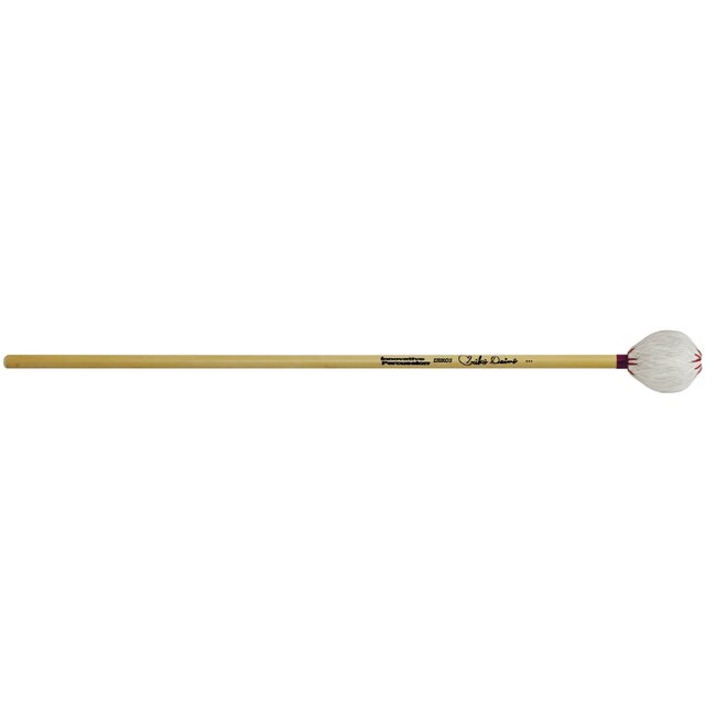 Innovative Percussion - ERIKO3 - Medium Soft Marimba Mallets - White Yarn - Rattan