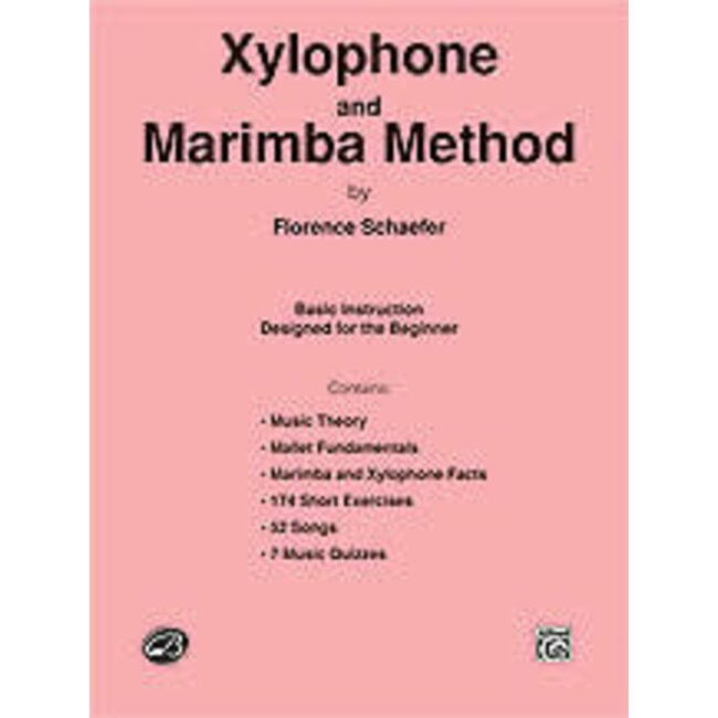 Xylophone and Marimba Method - by Florence Shaefer - 00-HAB00031