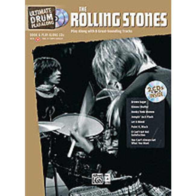 Ultimate Drum Play-Along: The Rolling Stones - by The Rolling Stones - 00-33604
