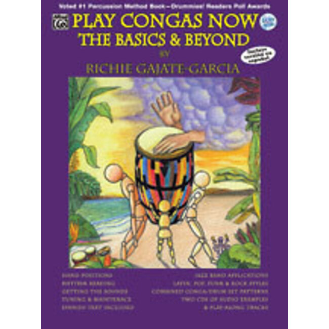 Play Congas Now: The Basics & Beyond - by Richie Gajate-Garcia - 00-0434B