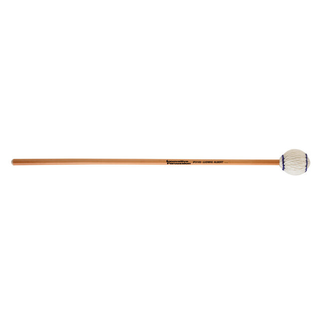 Innovative Percussion - IP3105 - Medium Marimba Mallets - Off-White Yarn - Rattan