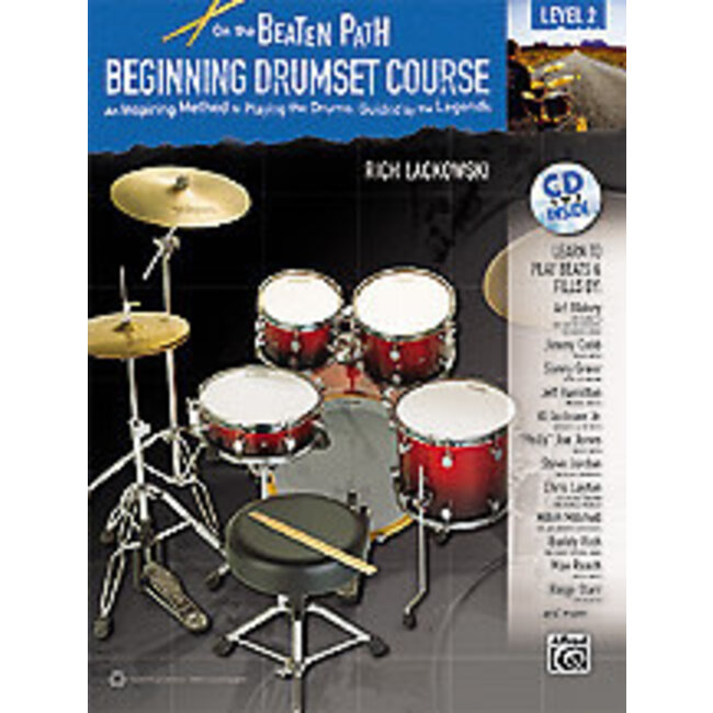 On the Beaten Path: Beginning Drumset Course, Level 2 - by Rich Lackowski - 00-35145