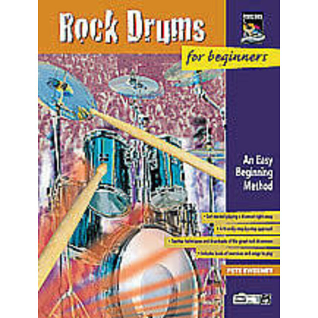 Rock Drums for Beginners, Vols. 1 & 2 - by Pete Sweeney - 00-21935