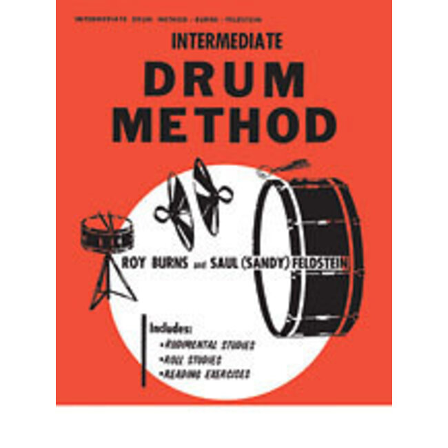 Drum Method: Intermediate - by Roy Burns - 00-HAB00100