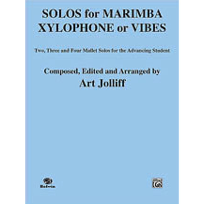 Solos for Marimba, Xylophone or Vibes - by Art Jolliff - 00-EL03200