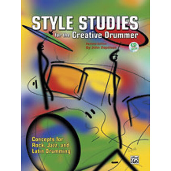 Style Studies for the Creative Drummer (Revised Edition) - by John Xepoleas - 00-MMBK0054CD