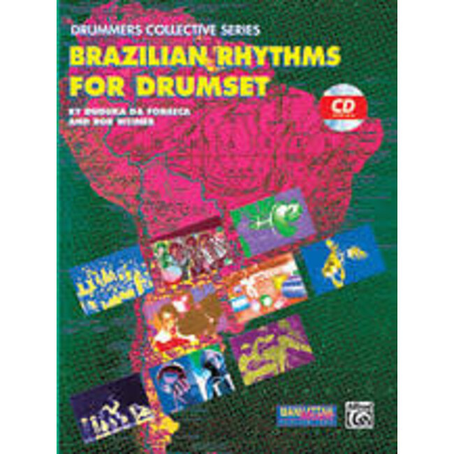 Brazilian Rhythms for Drumset - by Duduka Da Fonseca and Bob Weiner / transcr. John Riley - 00-MMBK0009CD