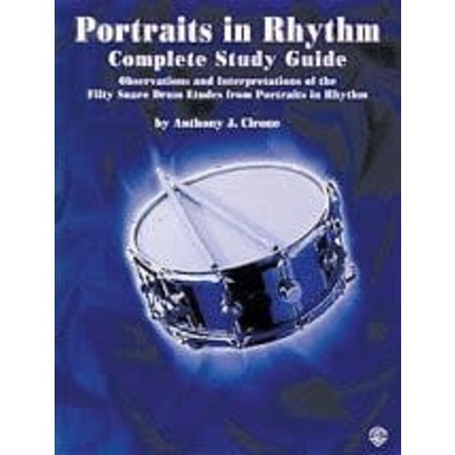 Portraits in Rhythm: Complete Study Guide - by Anthony J. Cirone - 00-EL03626A