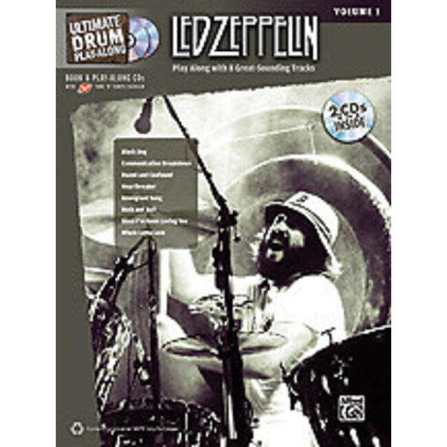 Ultimate Drum Play-Along: Led Zeppelin, Volume 1 - by Led Zeppelin - 00-32416