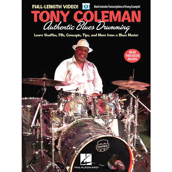 Tony Coleman - Authentic Blues Drumming - by Tony Coleman - HL00129735