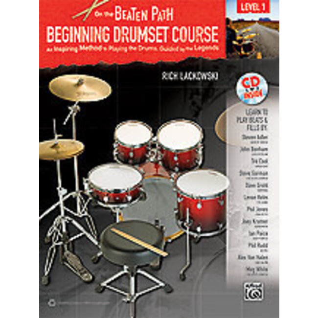 On the Beaten Path: Beginning Drumset Course, Level 1 - by Rich Lackowski - 00-33245