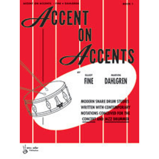 Accent on Accents, Book 1 - by Elliot Fine and Marvin Dahlgren - 00-HAB00103