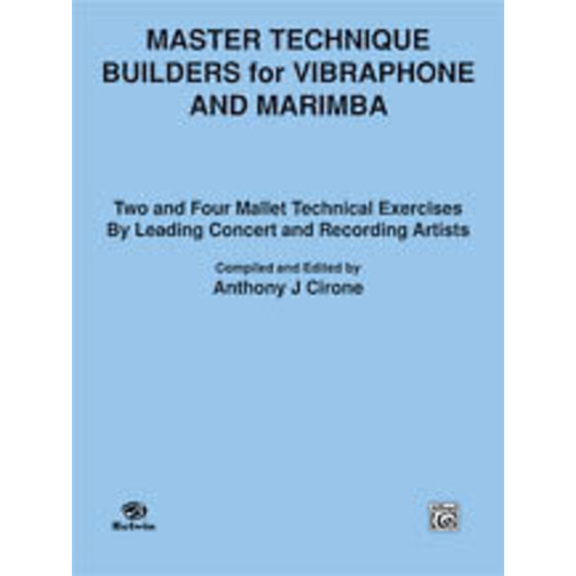 Master Technique Builders for Vibraphone and Marimba - by Anthony J. Cirone - 00-EL03209