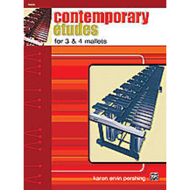 Contemporary Etudes for 3 & 4 Mallets - by Karen Ervin Pershing - 00-19626