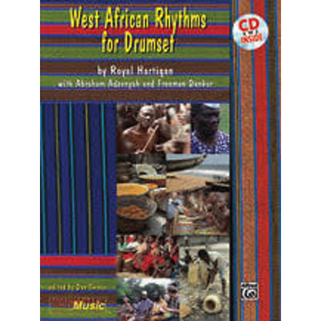 West-African Rhythms for Drumset - by Royal Hartigan / ed. Dan Thress - 00-MMBK0057CD
