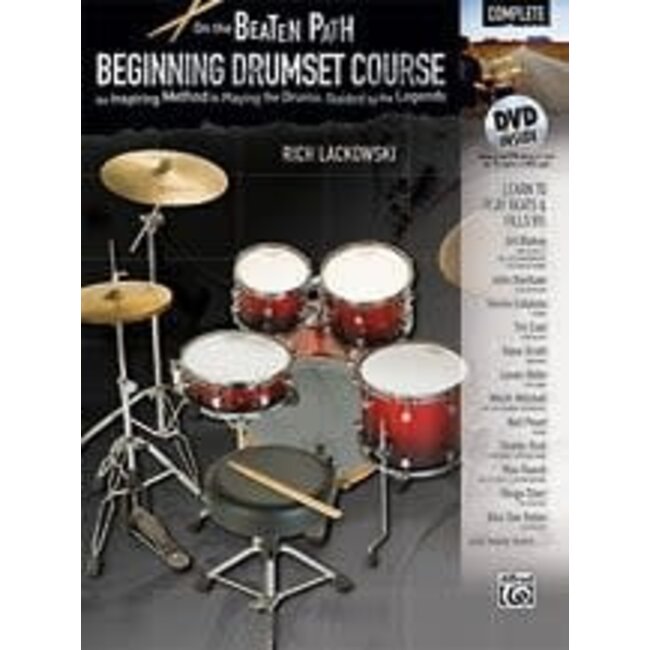 On the Beaten Path: Beginning Drumset Course, Complete - by Rich Lackowski - 00-37519