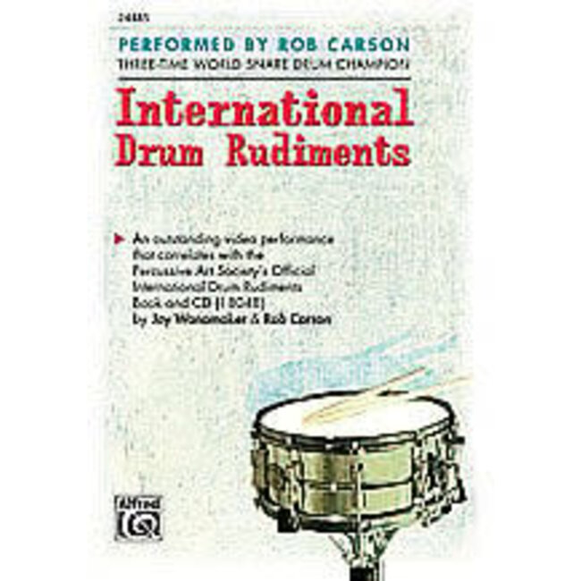 International Drum Rudiments - by Rob Carson and Jay Wanamaker - 00-18048