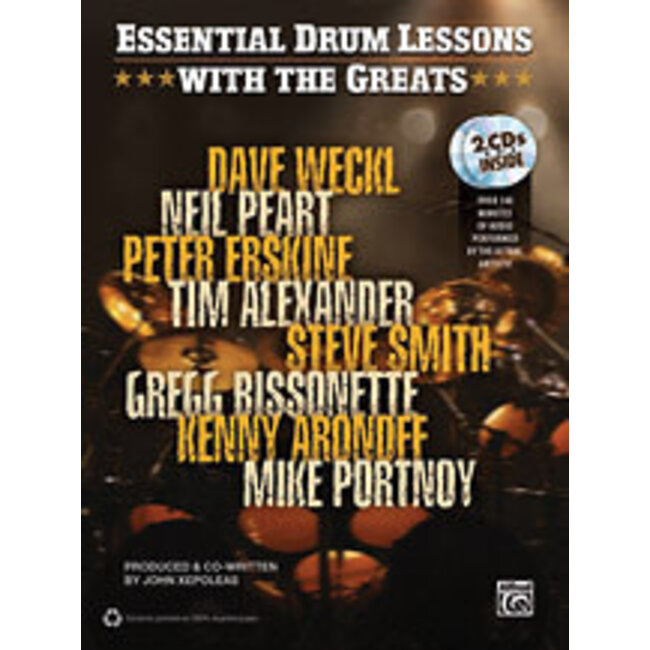 Essential Drum Lessons with the Greats - by John Xepoleas - 00-35141