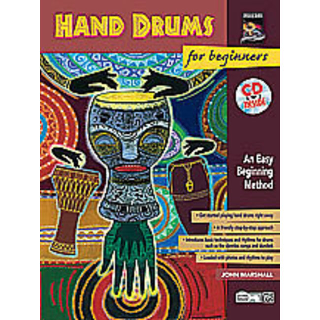 Hand Drums for Beginners - by John Marshall - 00-19328