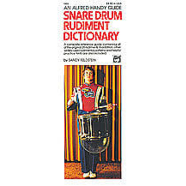 Snare Drum Rudiment Dictionary - by Sandy Feldstein - 00-1893