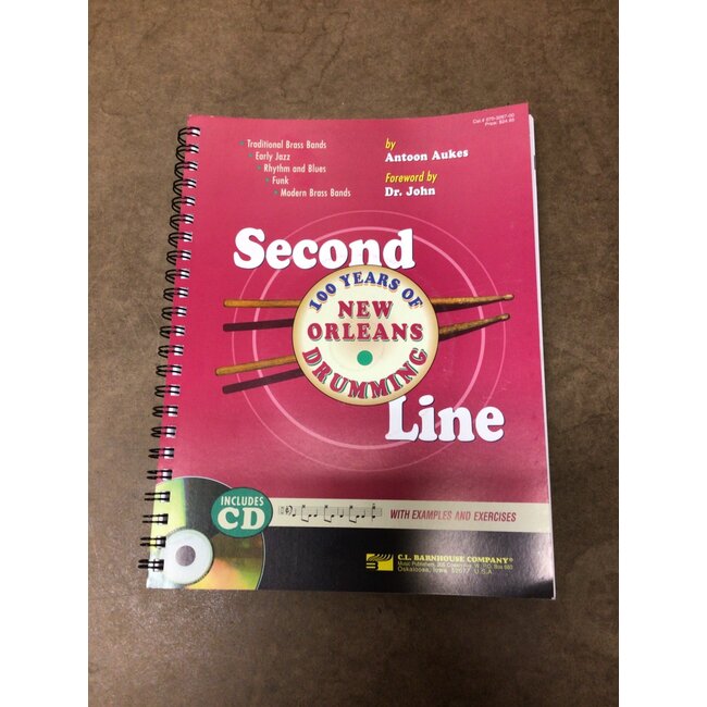 Second Line: 100 Years of New Orleans Drumming - by Anton Aukes