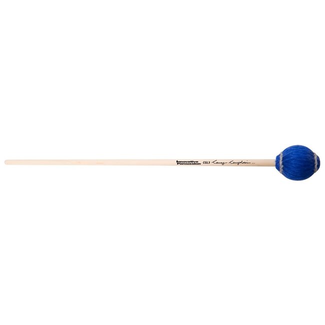 Innovative Percussion - CGL3 - Low-Mid Register Marimba Mallets - Royal Blue Cord - Birch