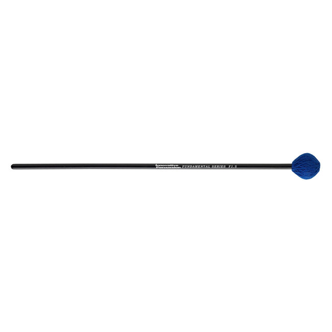 Innovative Percussion - F1.5 - Medium Marimba Mallets - Blue Yarn - Birch