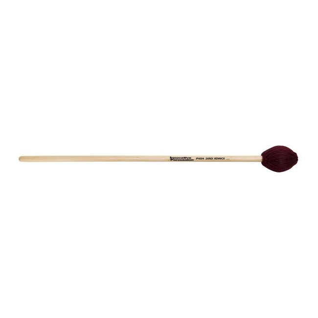 Innovative Percussion - IP4004 - Wrapped Xylophone Mallets - Cranberry Yarn - Birch