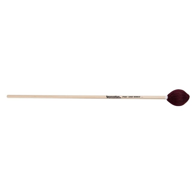 Innovative Percussion - IP4001 - Soft Marimba Mallets - Cranberry Yarn - Birch