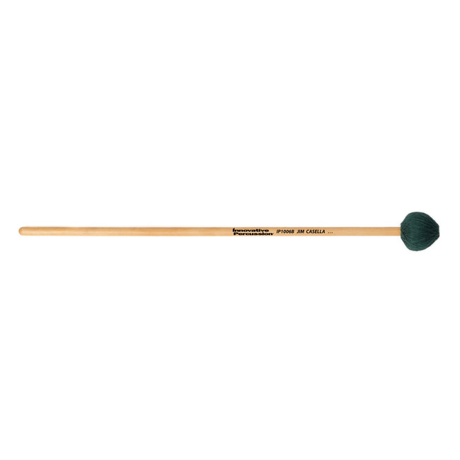 Innovative Percussion - IP1006B - Indoor/Outdoor - Hard Vibraphone Mallets - Green Cord - Birch