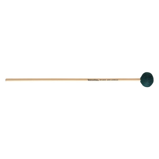 Innovative Percussion - IP1004 - Indoor/Outdoor - Soft Vibraphone Mallets - Green Cord - Rattan