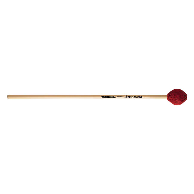 Innovative Percussion - IP2006 - Medium Hard Vibraphone / Marimba Mallets - Red Cord - Rattan