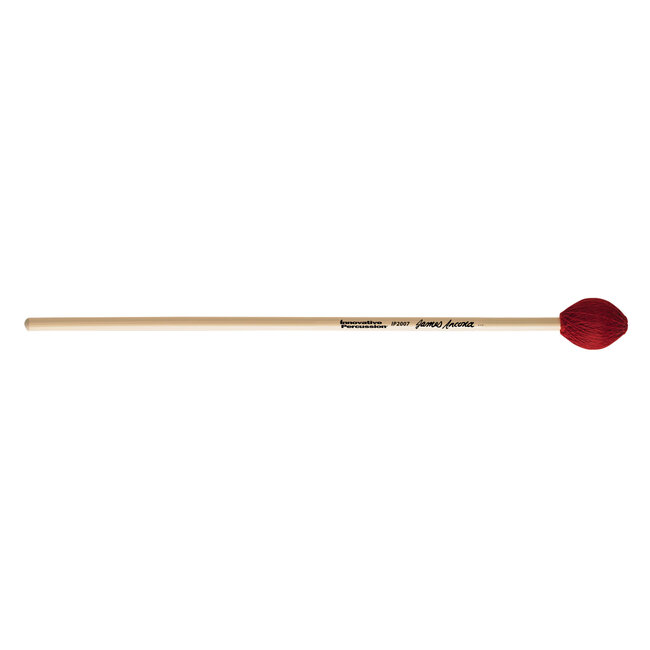 Innovative Percussion - IP2007 - Hard Vibraphone / Marimba Mallets - Red Cord - Rattan